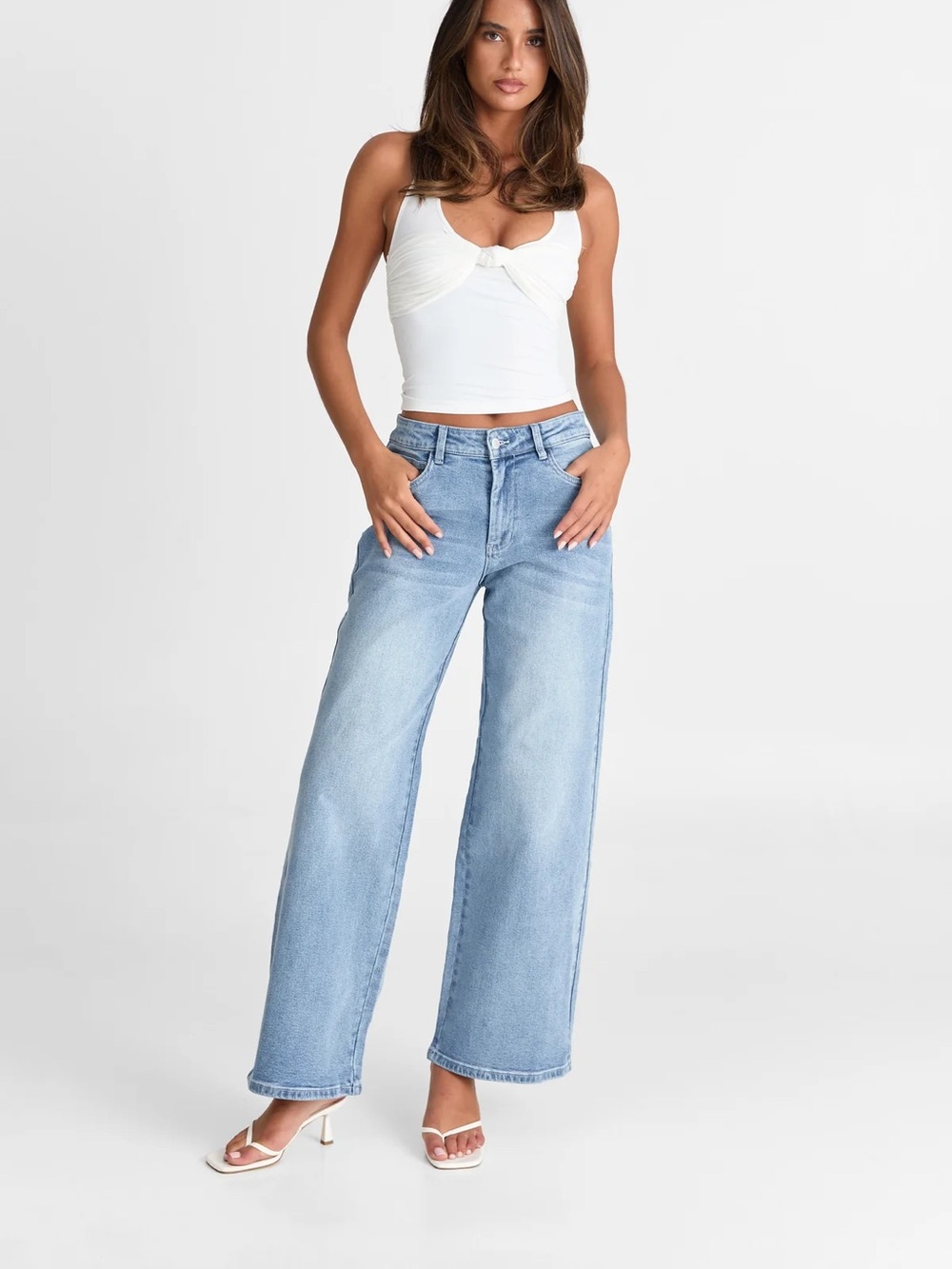 Sasha Therese Aliyah Jean Denim Blue